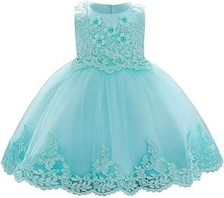 Toddler Baby Girls Flower Dress Christening Baptism Princess Wedding Bridesmaid Birthday Pageant First Communion Dress