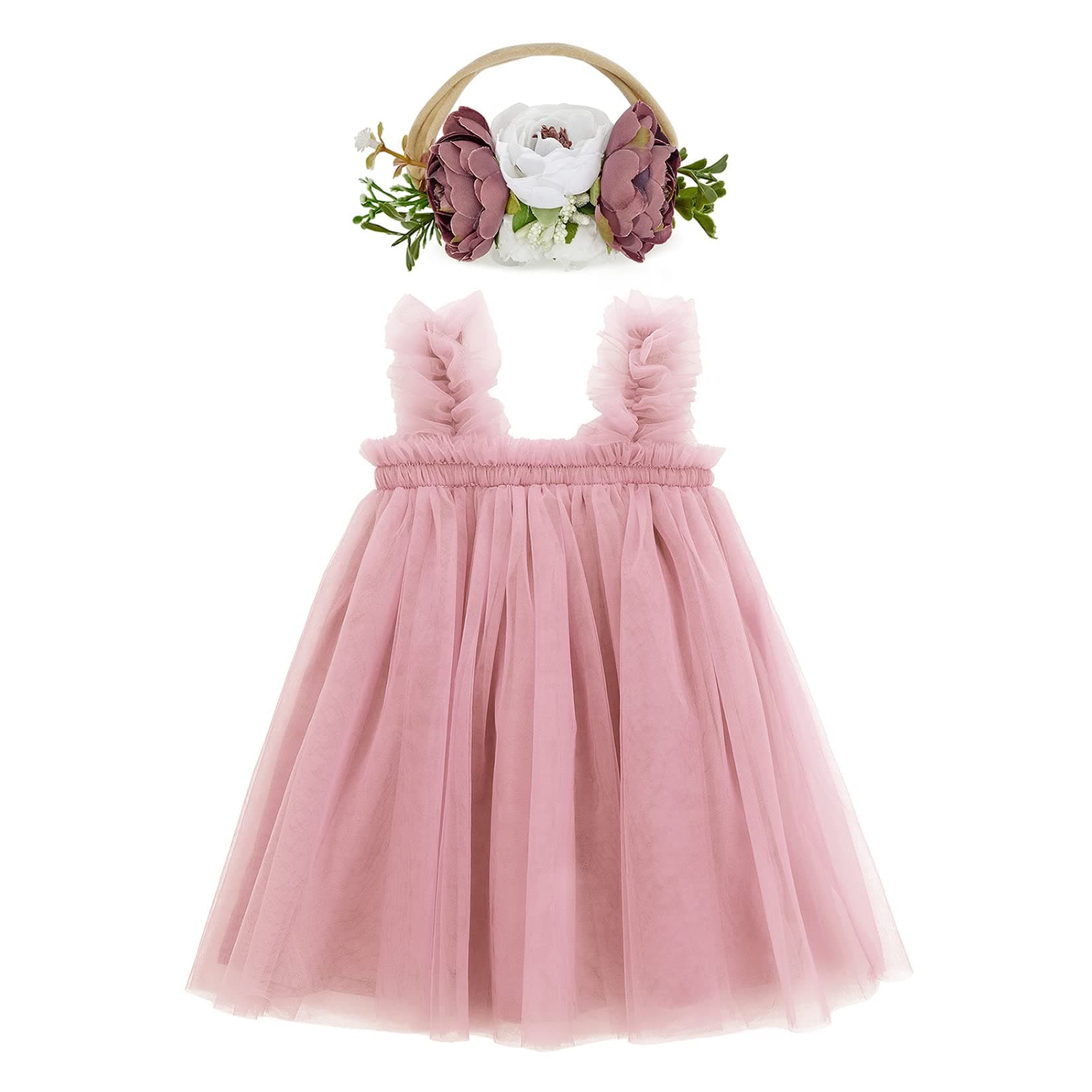 Century Star Baby Girl Easter & 1st Birthday Flower Dress
