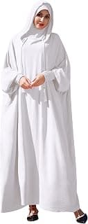 Women Muslim Abaya Prayer Hijab Dress Islamic Dubai Long Sleeve Full Cover Niqab Robe One-piece Hooded Kaftan Clothes