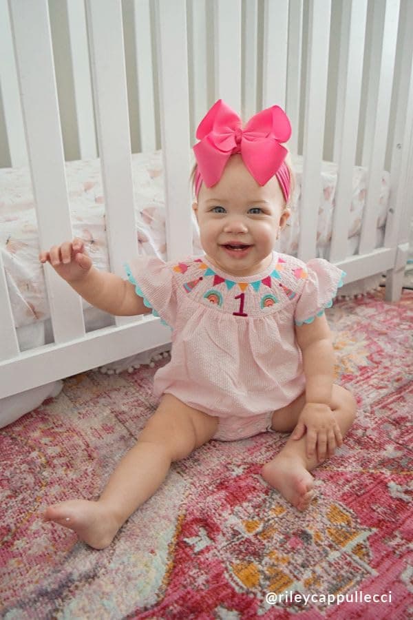 Mud Pie Smocked Birthday Bubble Dress for Girls