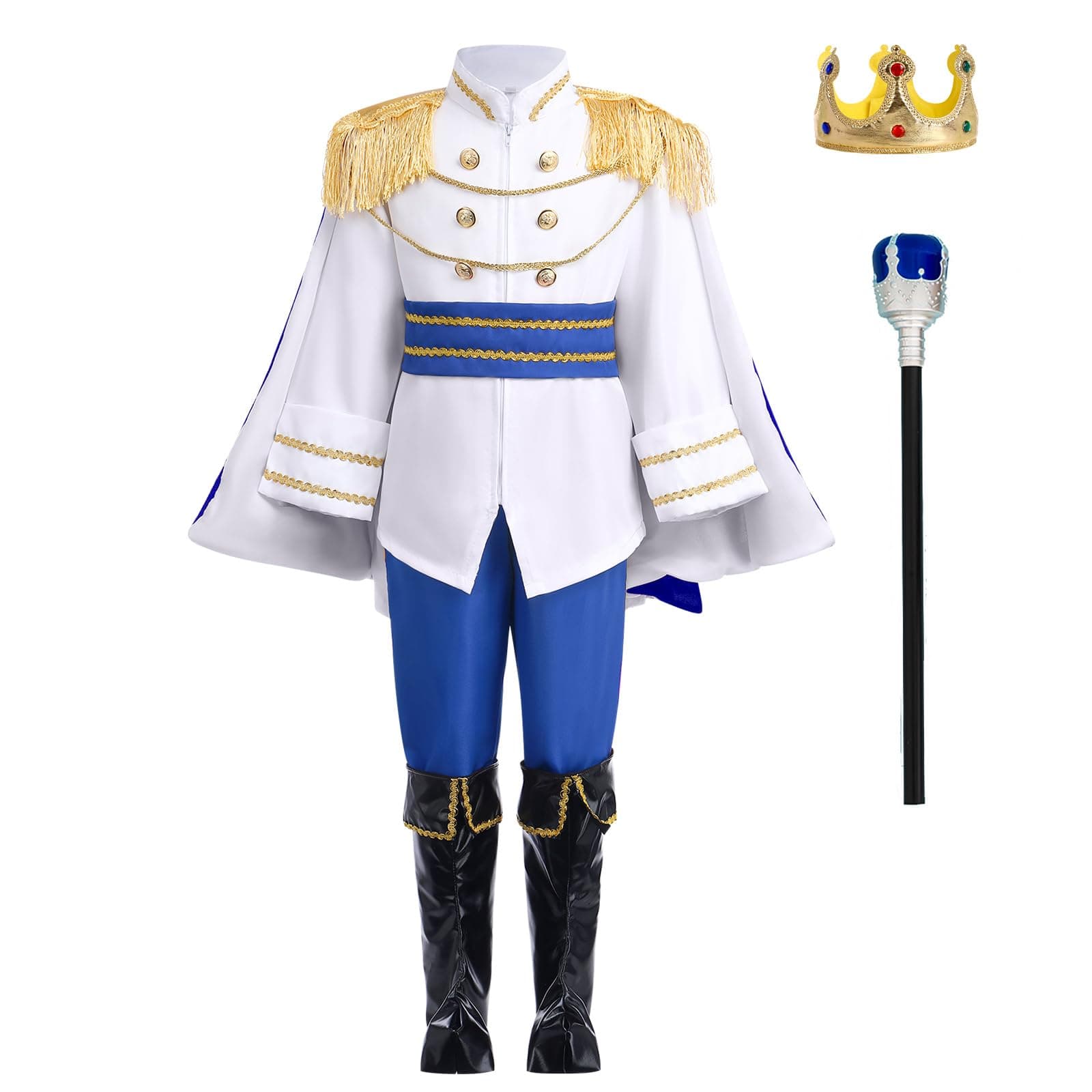 OBEEII Prince Costume for Boys Halloween & Carnivals