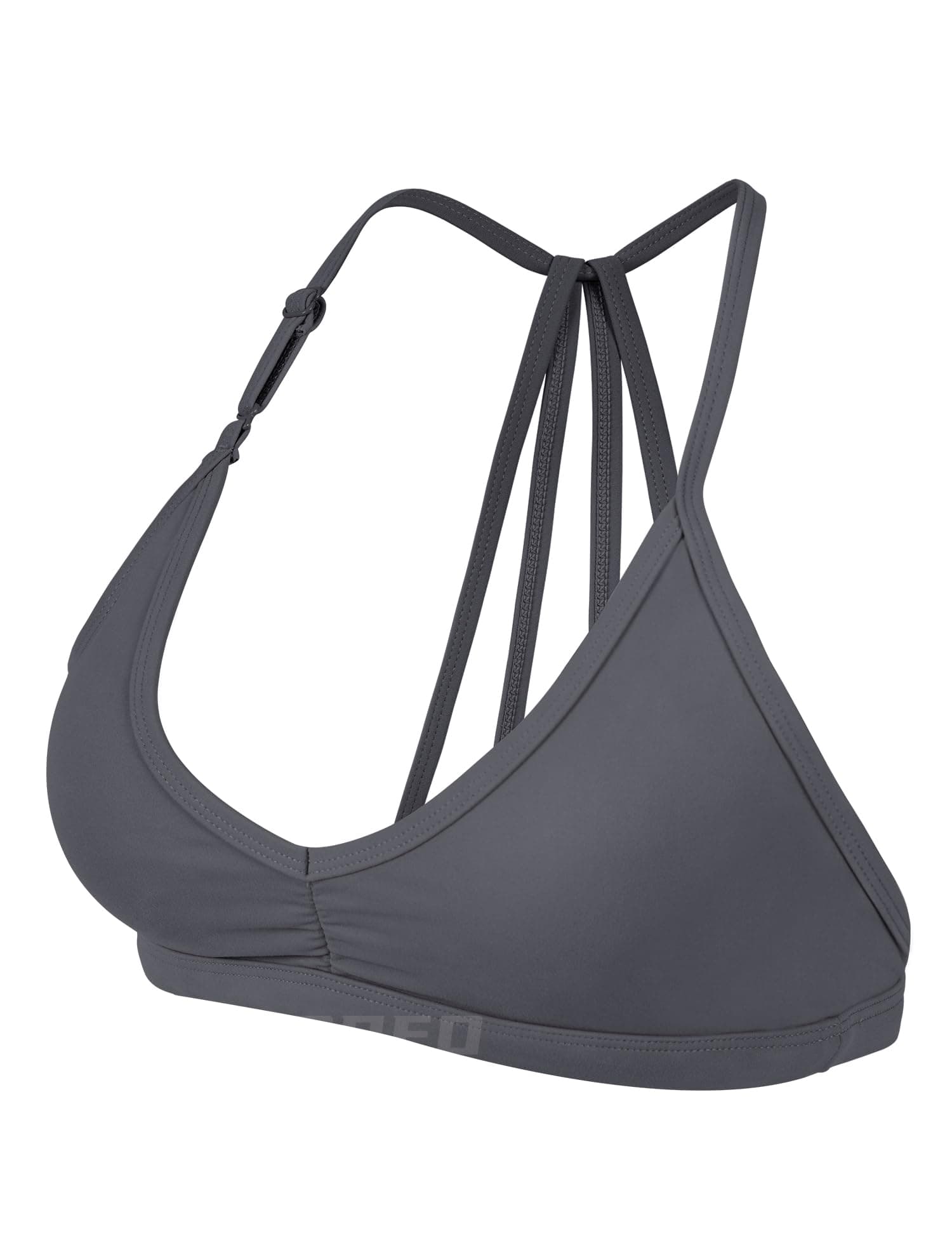 Yeoreo Women's Padded Strappy Open Back Workout Gym Bra