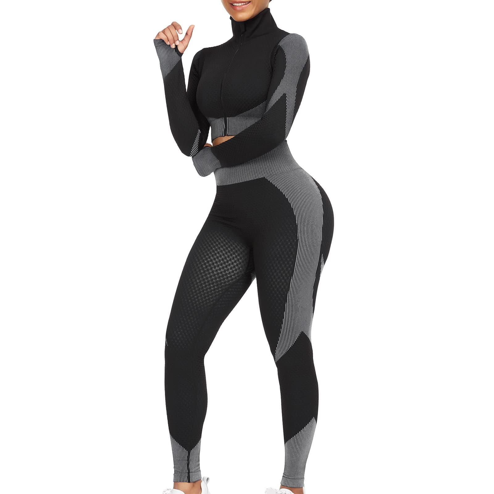 Women's Seamless 2 Piece Yoga Workout Sets by FeelinGirl