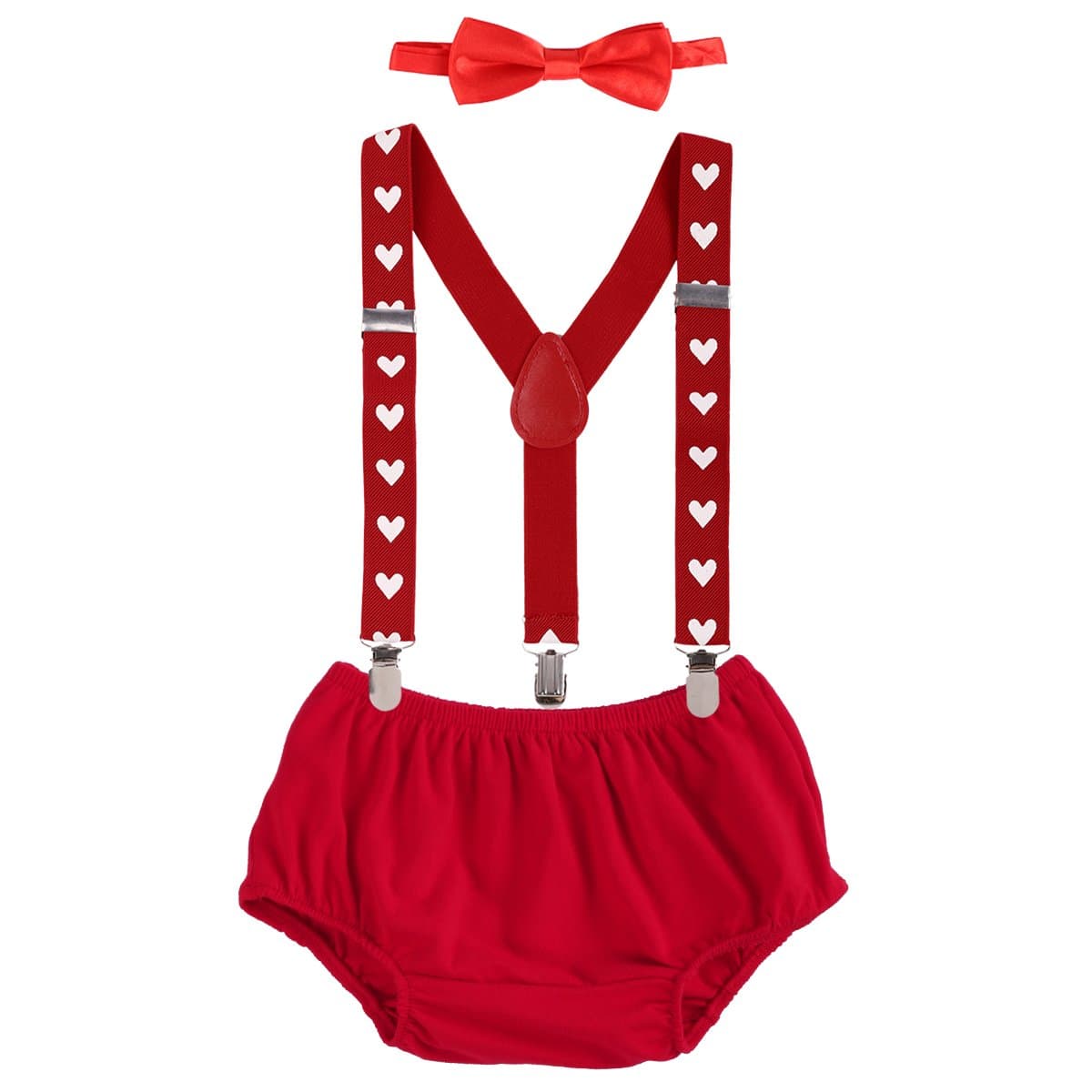 Baby Boys Valentine's Day Cake Smash Outfit