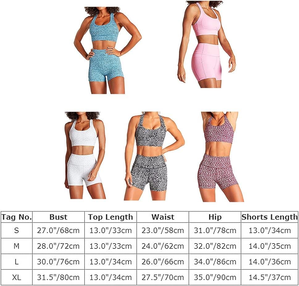 Women Seamless Yoga Outfits 2 Piece Workout Set Cutout Racerback Crop Top Tank Sprots Bra High Waist Shorts Tummy Control Yoga Shorts Fitness Athletic Running Gym Clothes Activewear Tracksuit Grey S