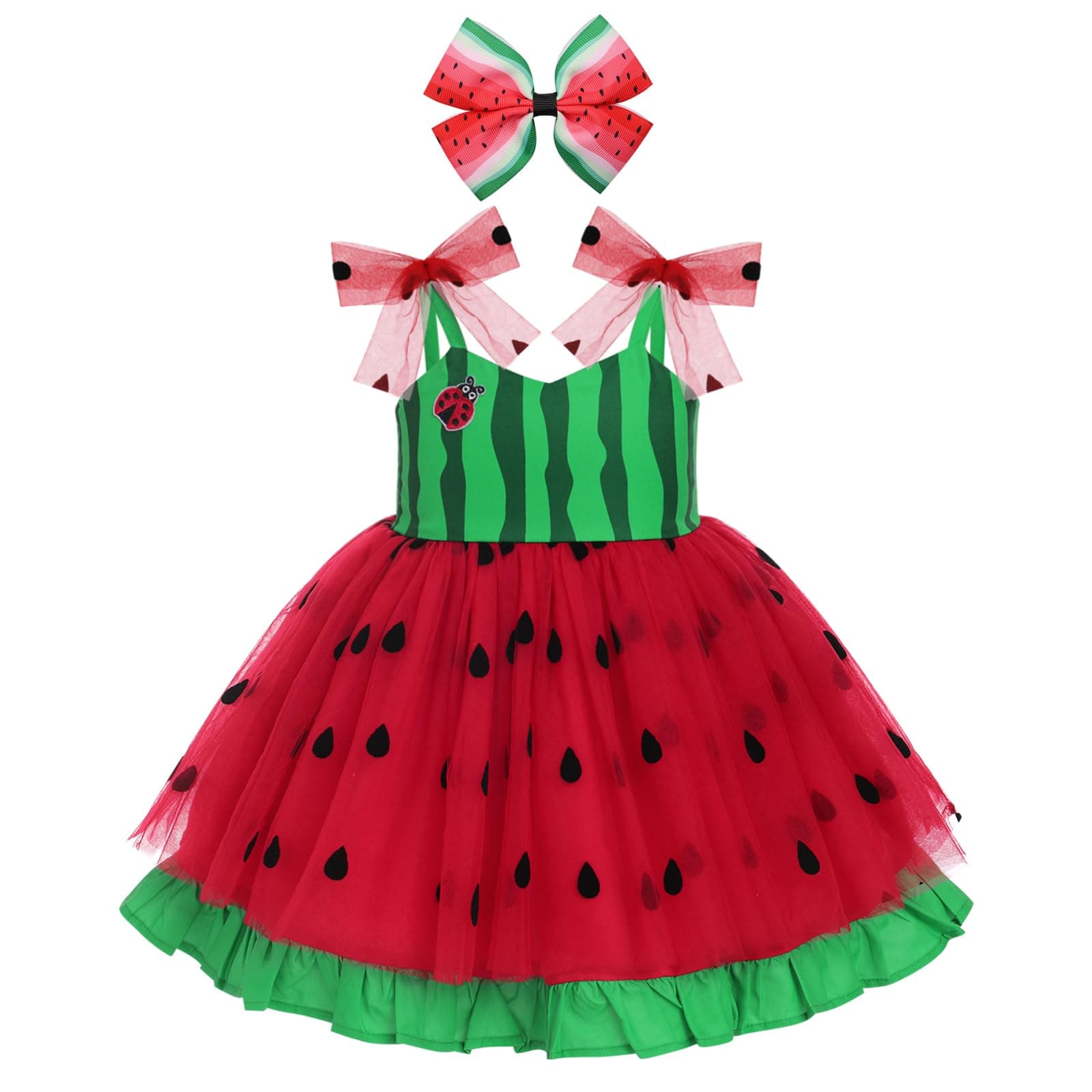 Mouse Birthday Princess Costume for Toddler Kid Girl