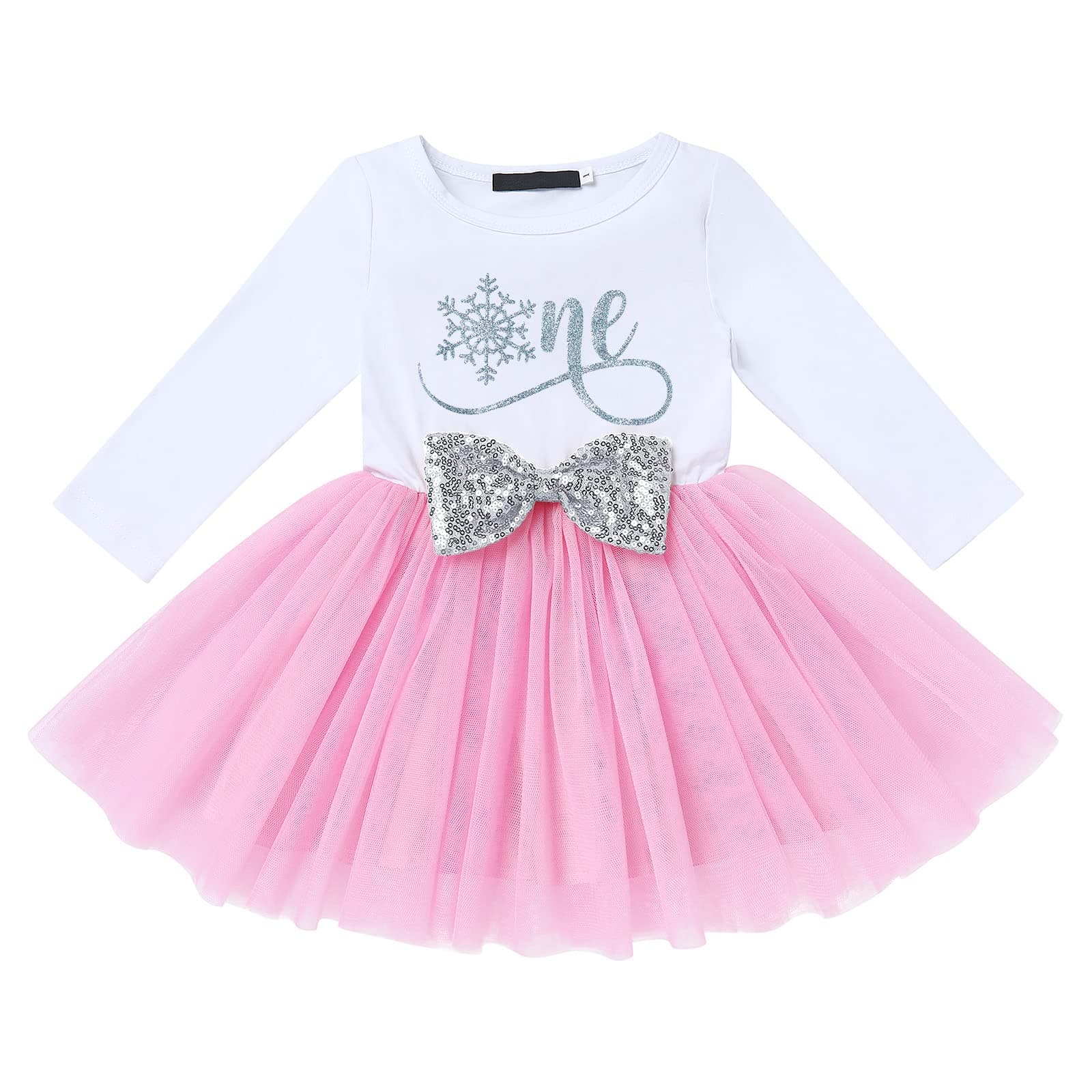IMEKIS Baby Girl 1st 2nd 3rd Birthday Tutu Dress and Skirt Set