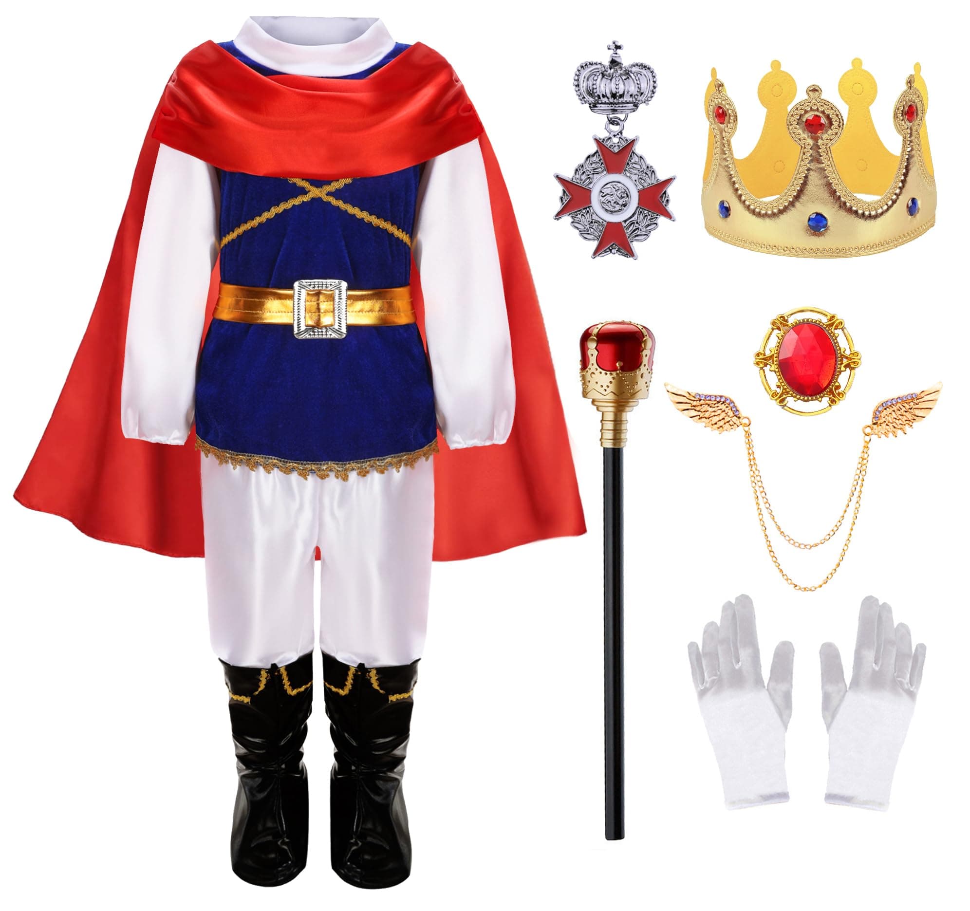 Medieval Prince Charming Costume for Boys Kids