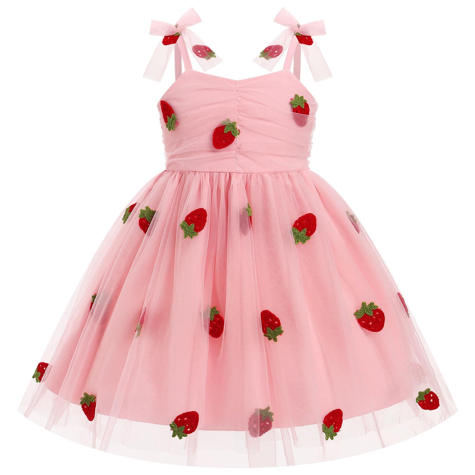 IMEKIS Toddler Birthday Princess Dress for 1-6T Photo Shoot