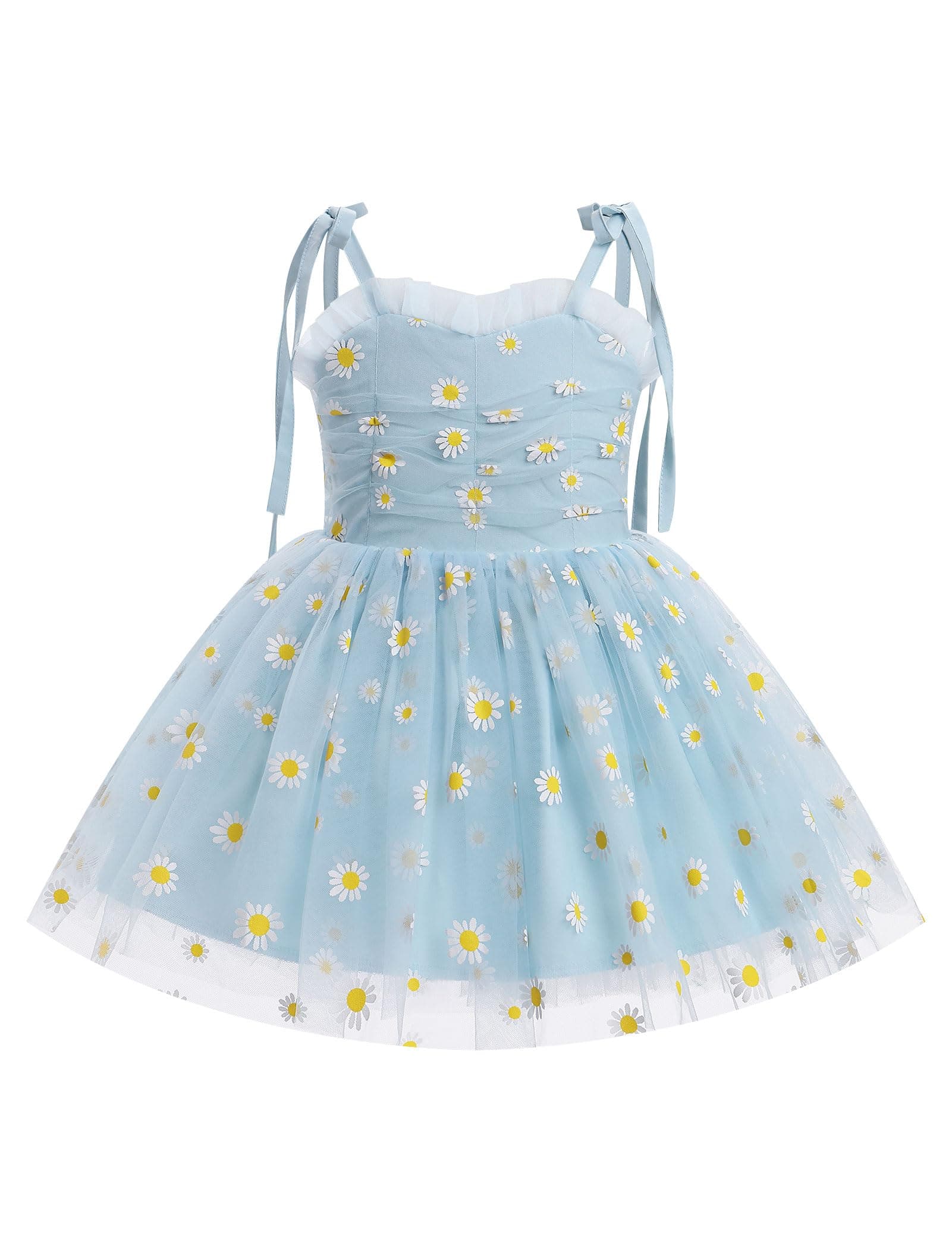 IMEKIS Toddler Girl Strawberry Heart Tulle Birthday Dress