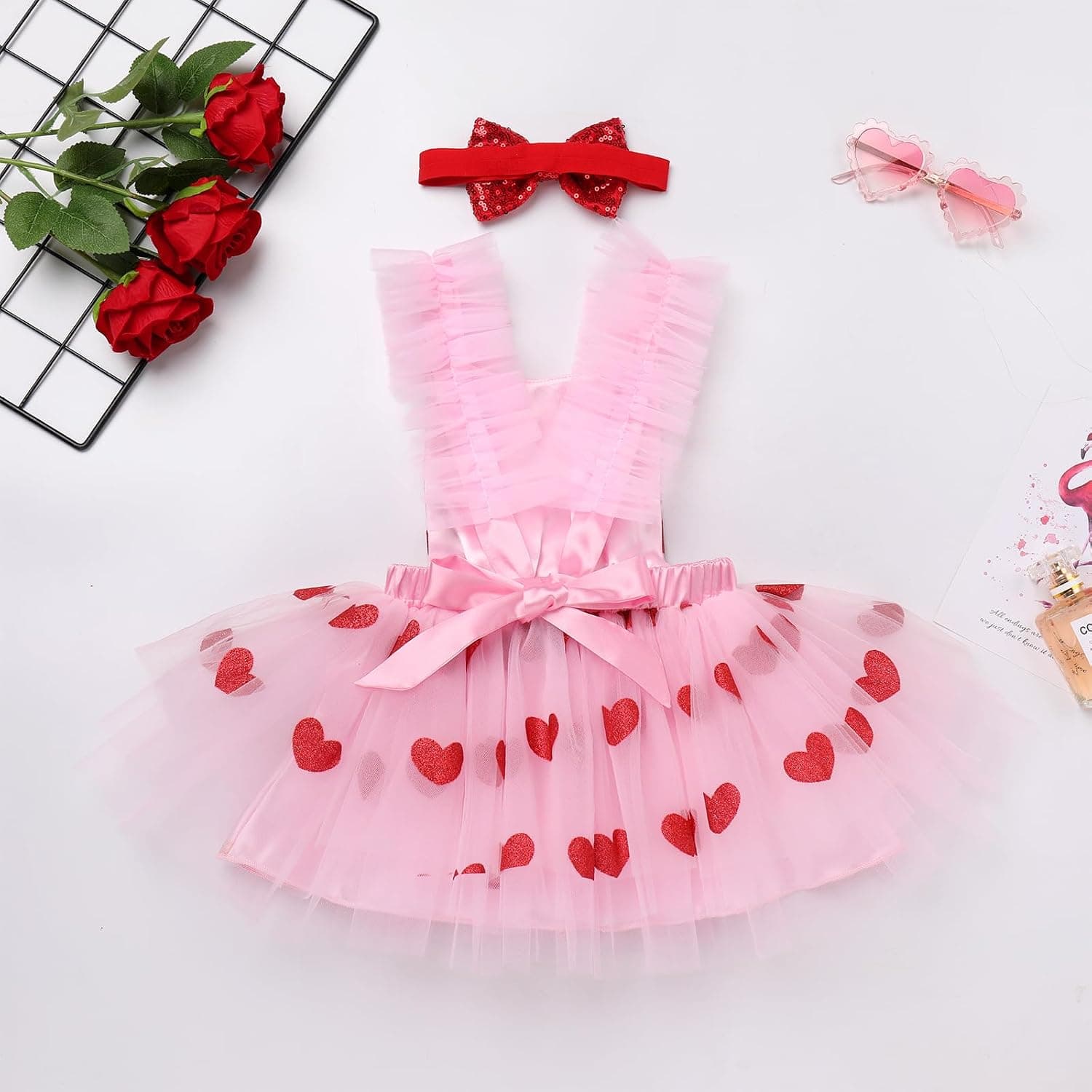 Toddler Baby Girl First Birthday Princess Dress with Headband Boho Backless Dresses Cake Smash Photo Shoot Clothes Set