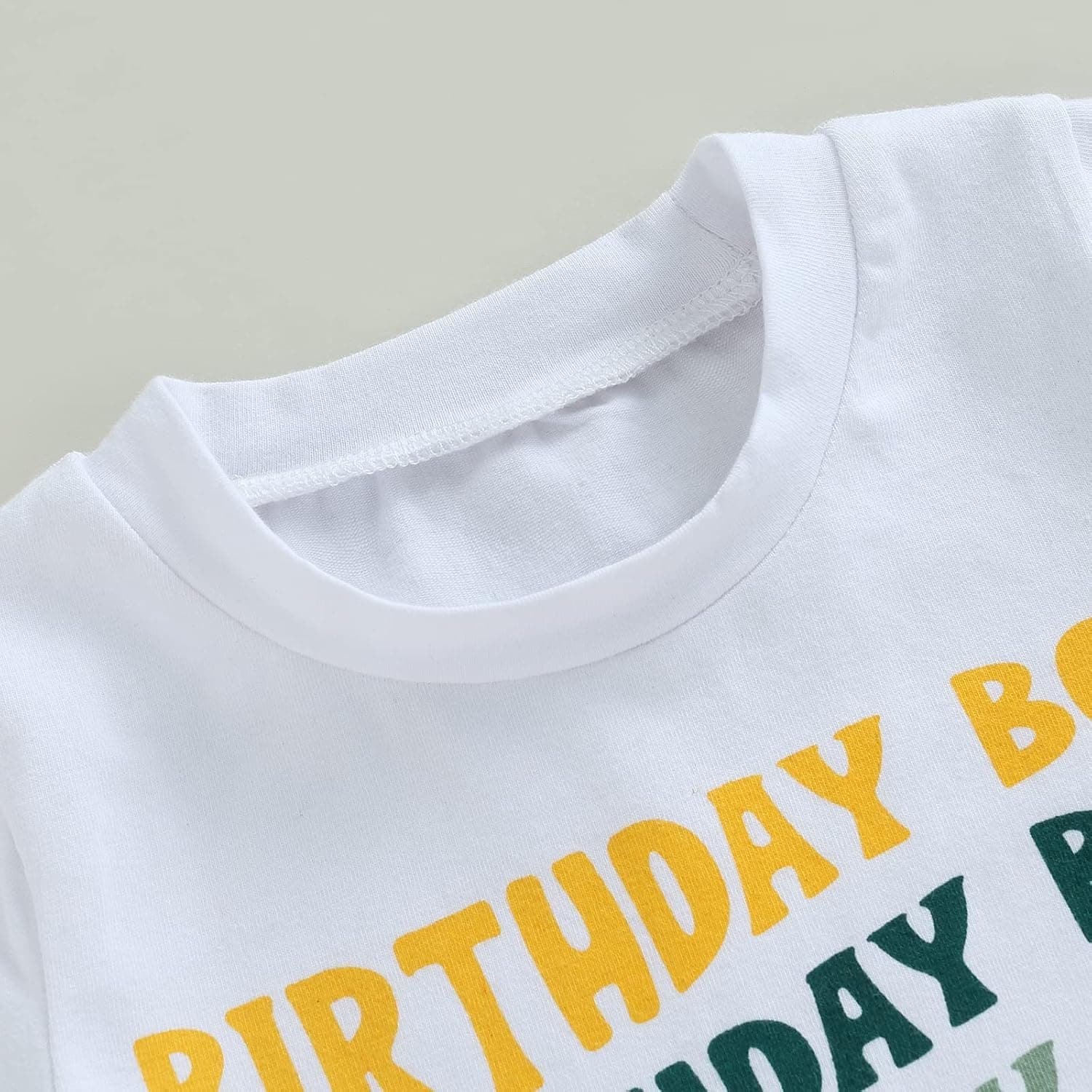 Toddler Baby Boy First Birthday Outfit Letter Print Short Sleeve T Shirt Top and Solid Shorts 2 Piece Summer Clothes