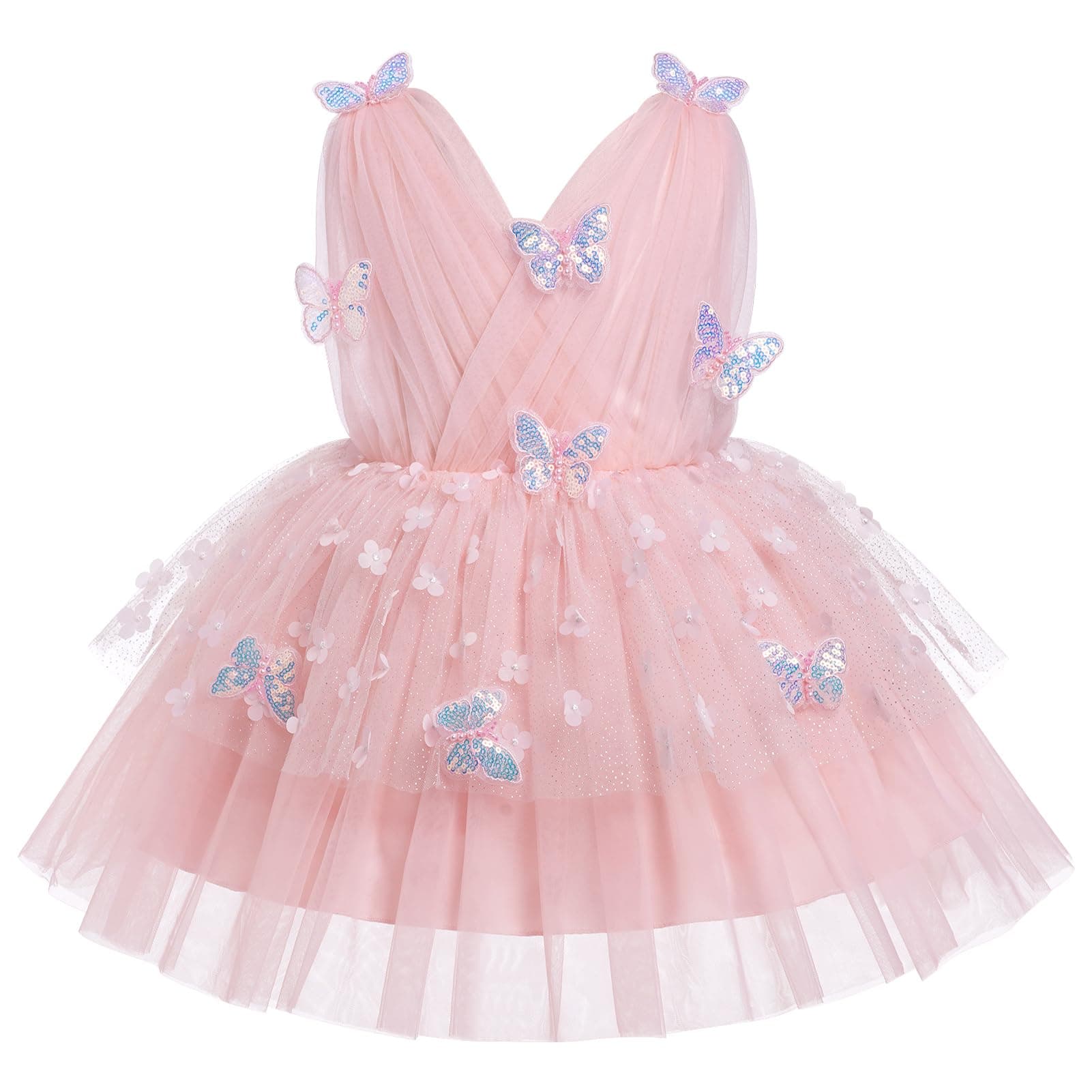 Butterfly Birthday Dress for Toddler Girls