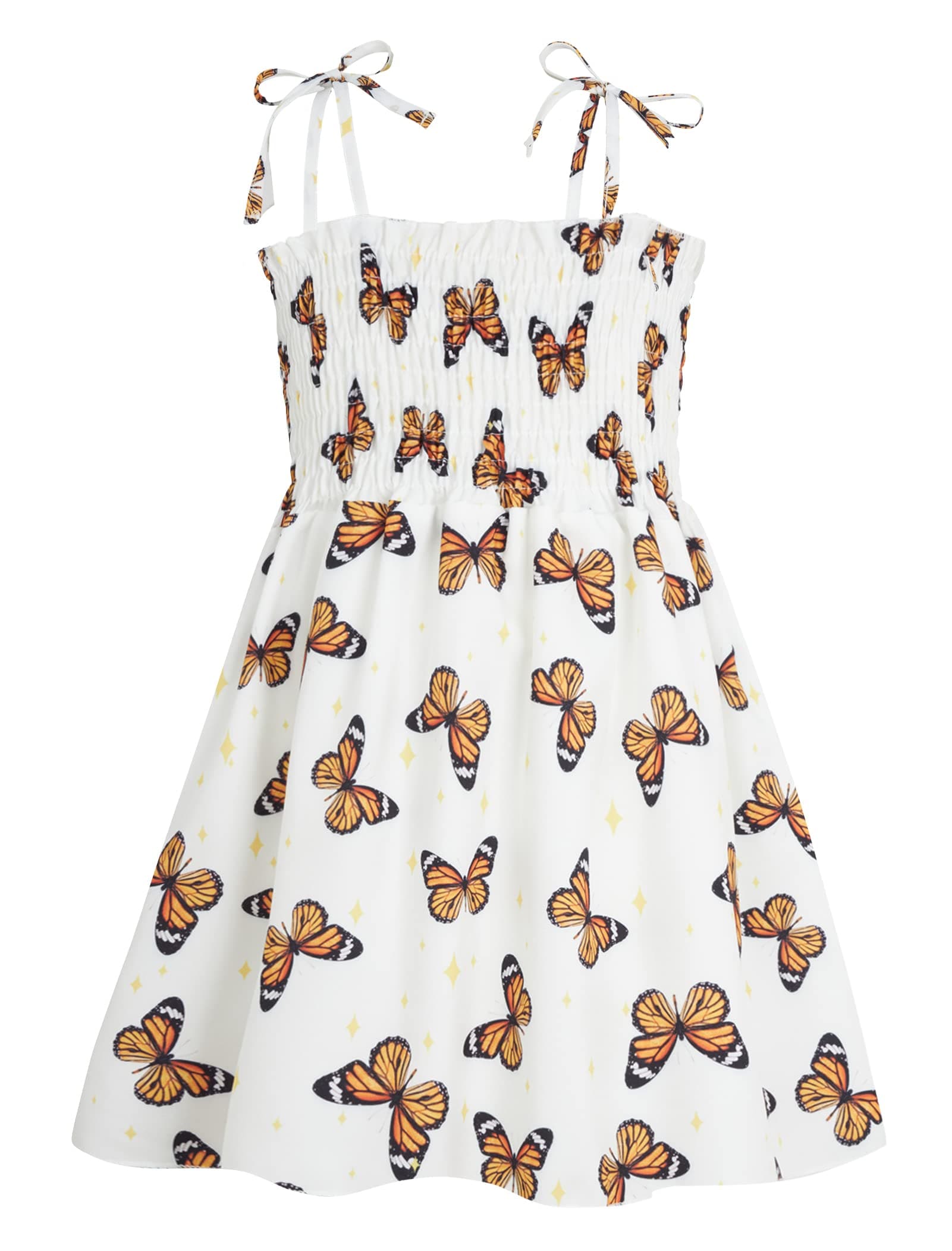 Vieille Princess Floral Summer Sundress for Toddler Girls 1-6 Years