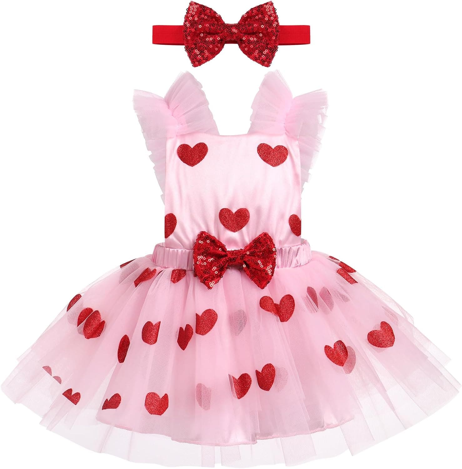 Toddler Baby Girl First Birthday Princess Dress with Headband Boho Backless Dresses Cake Smash Photo Shoot Clothes Set