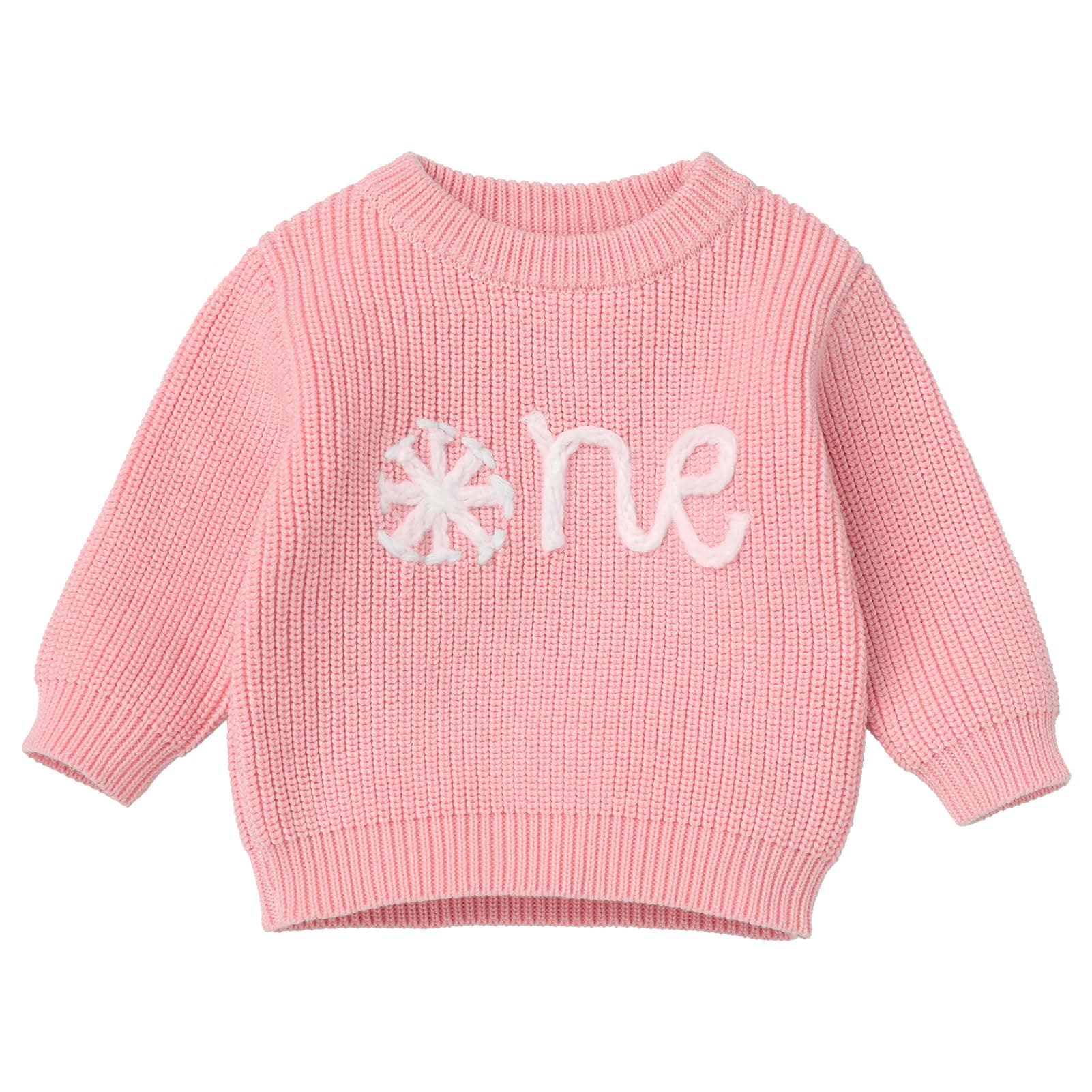 IBTOM CASTLE Embroidery Knitted Pullover Sweaters for Baby Boys & Girls