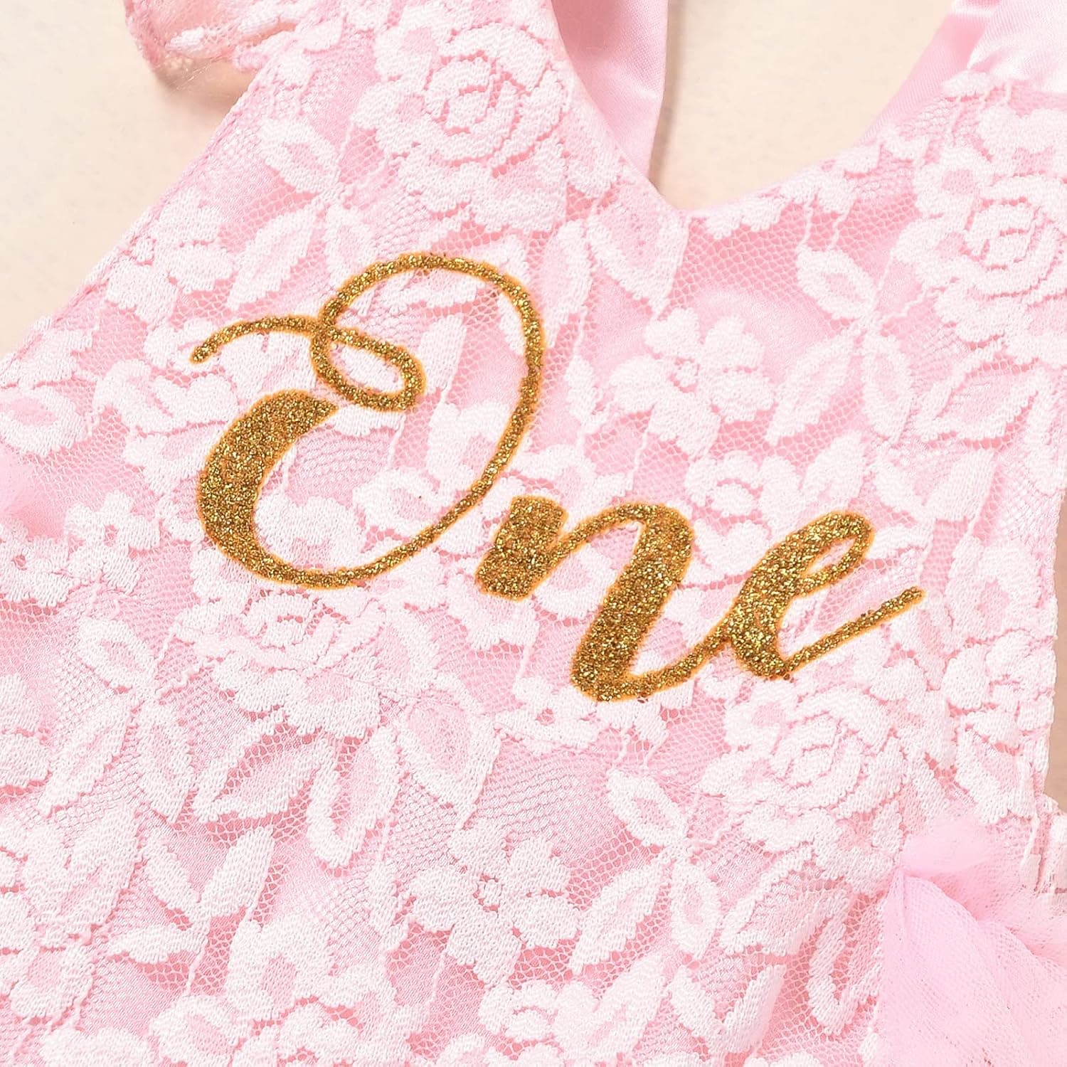 Baby Girl 1st Birthday Outfit Boho One Ruffle Lace Romper Princess Tutu Backless Dress Photoshoot Party Clothes