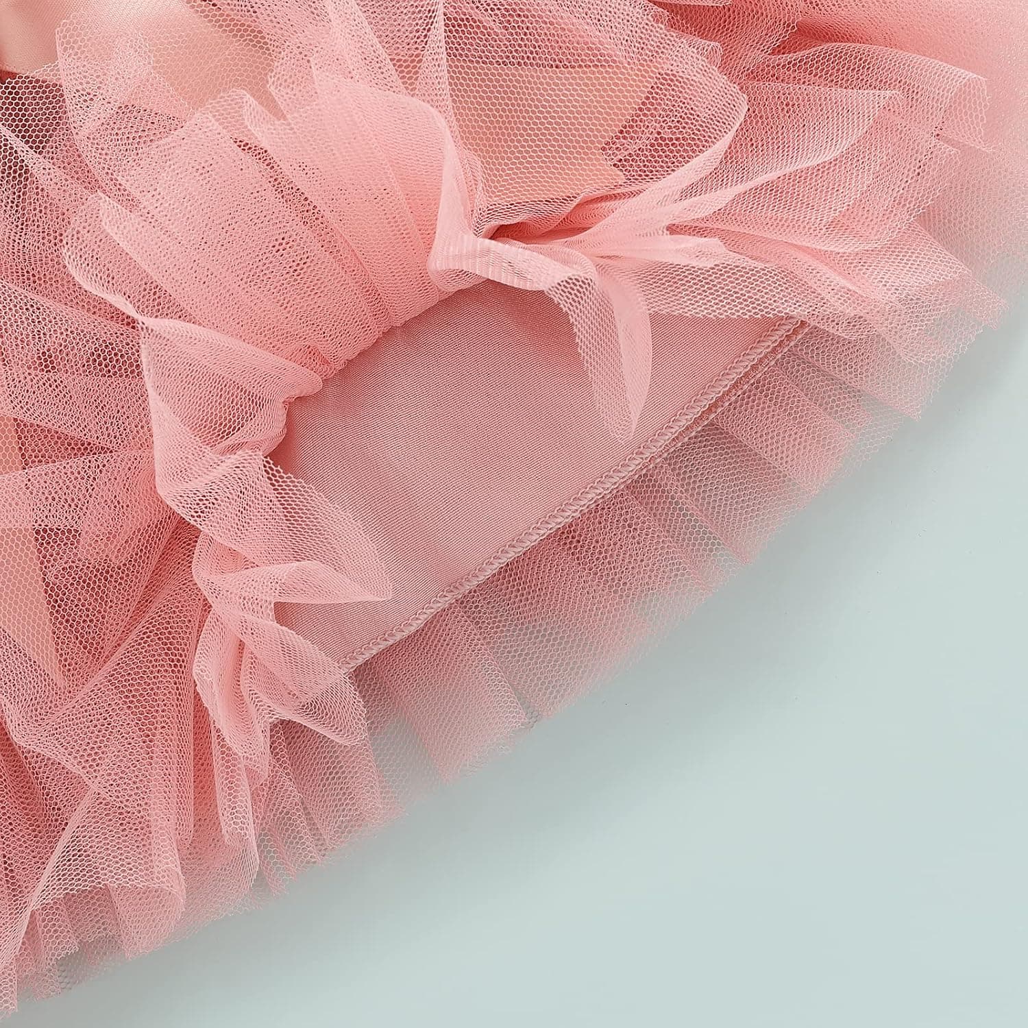Baby Girl First Birthday Outfit One Fly Sleeve Romper and Tutu Skirts Set with Headband Baby My 1st Birthday Clothes