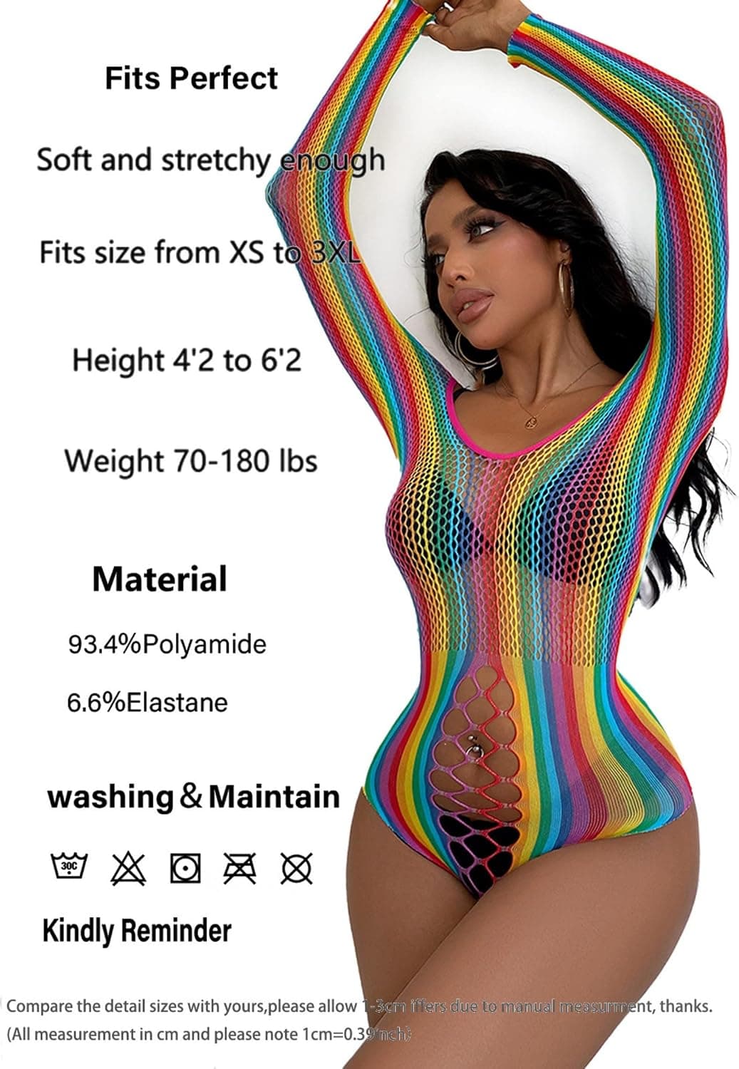 Women Rave Rainbow Mesh See Through Bikini Cover Ups Sexy Sleeveless Hollow Out Bodycon Midi Dress Festival Outfit