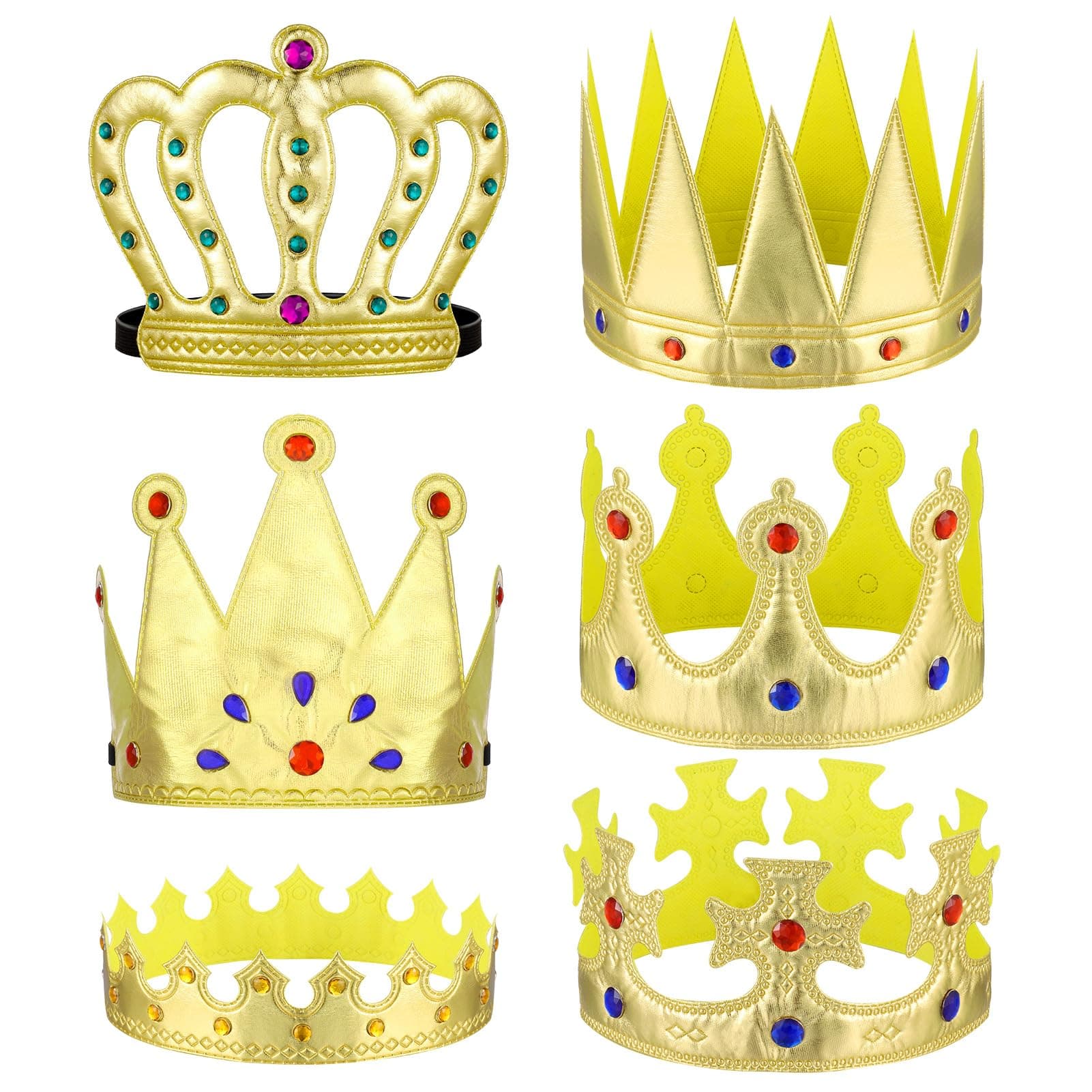 Birthday King Crowns for Halloween and Nativity Costumes
