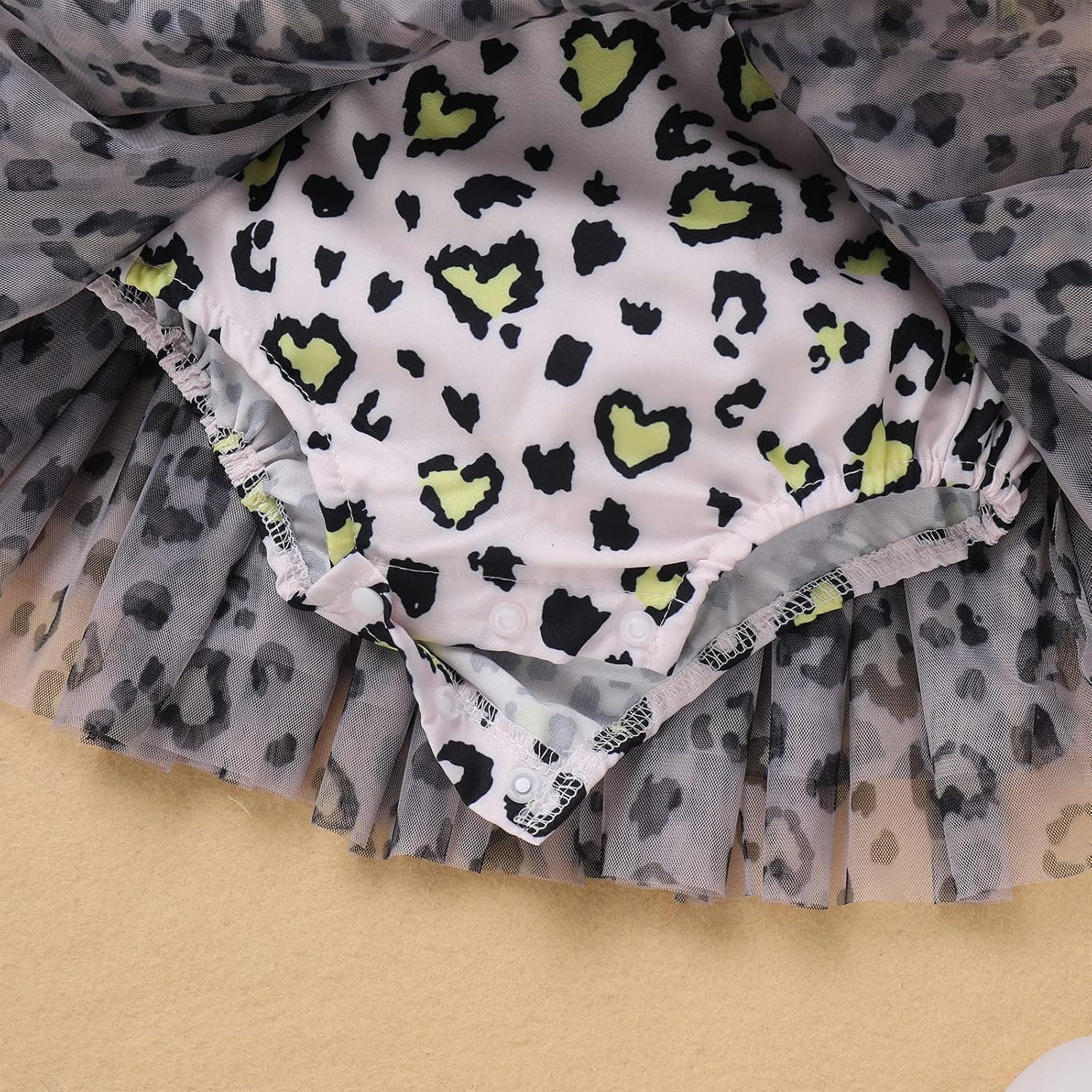 Toddler Baby Girl 1st Birthday Outfit Tulle Romper Princess Tutu Dress Crown Headband Cake Smash Photo Shoot Clothes