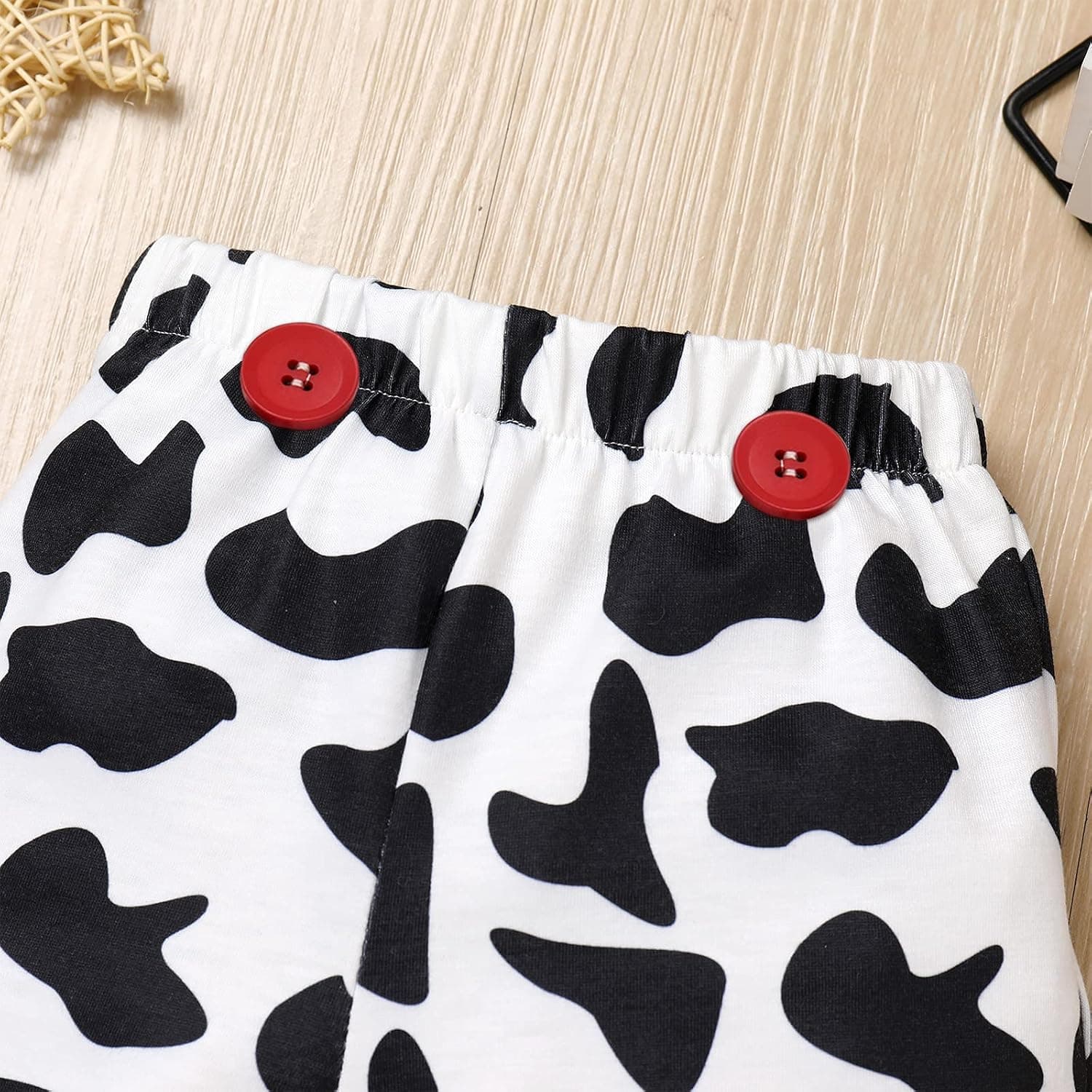 Baby Boy Farm Cow 1st Birthday Outfit Cake Smash Animals Print Shorts + Suspenders + Headband + Bowtie for Photo Shoot
