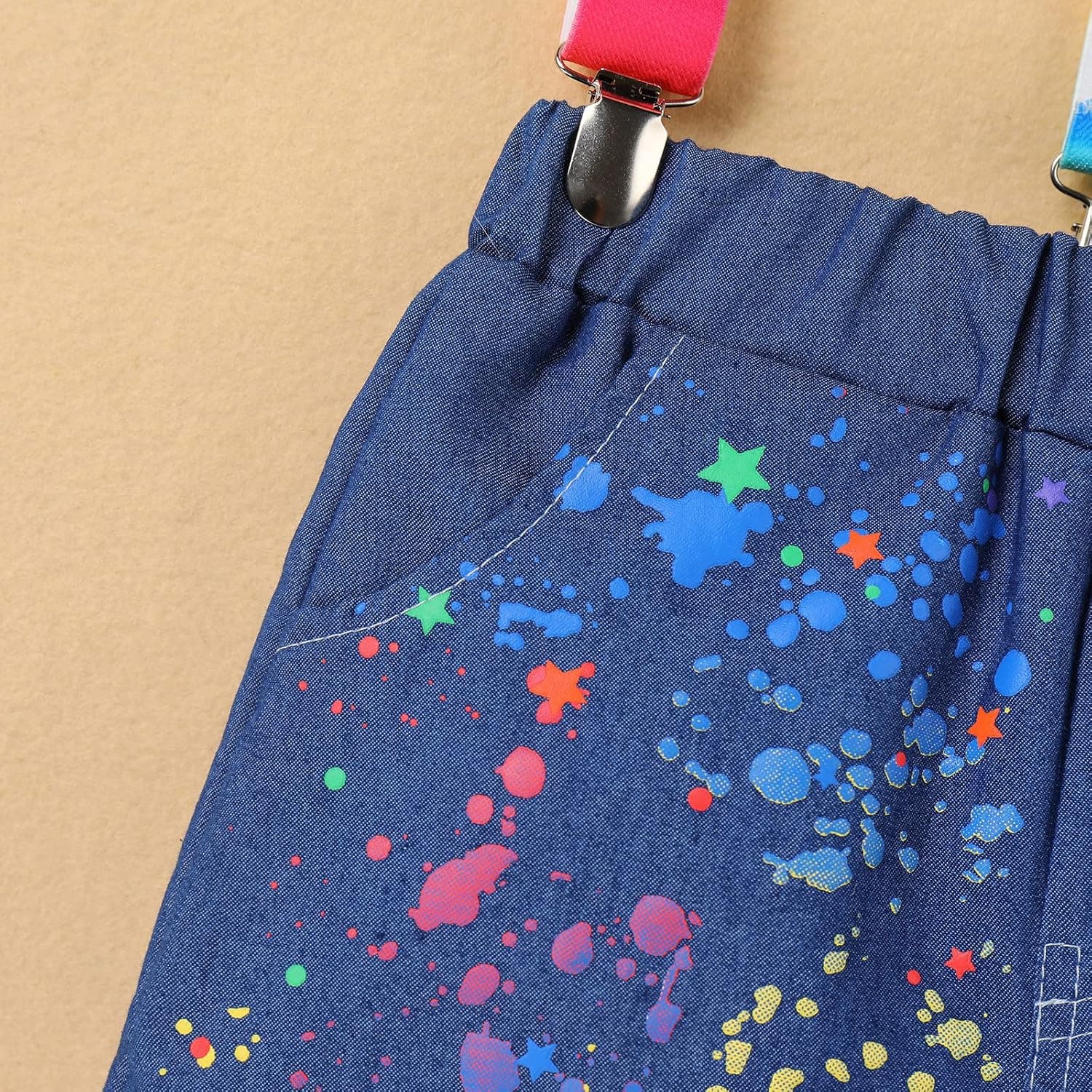 Toddler Boys Melon Birthday Outfit Romper Top + Jeans Shorts + Suspenders Cake Smash Photo Shoot Summer Clothes 1-5T