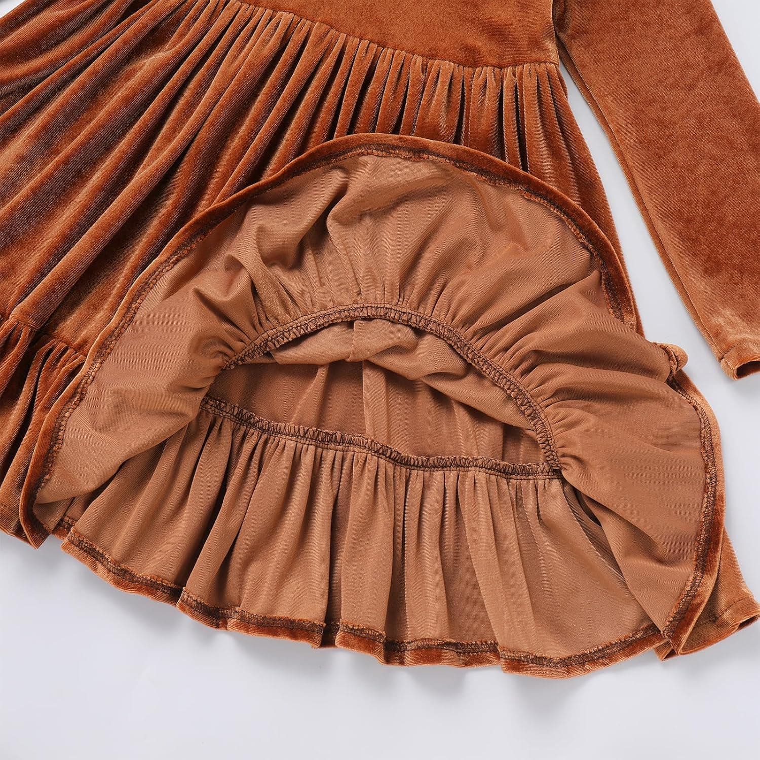 Toddler Kids Girls Christmas Velvet Dress Pageant Party Gown Fall Winter Long Sleeve Wedding Evening Holiday Dresses