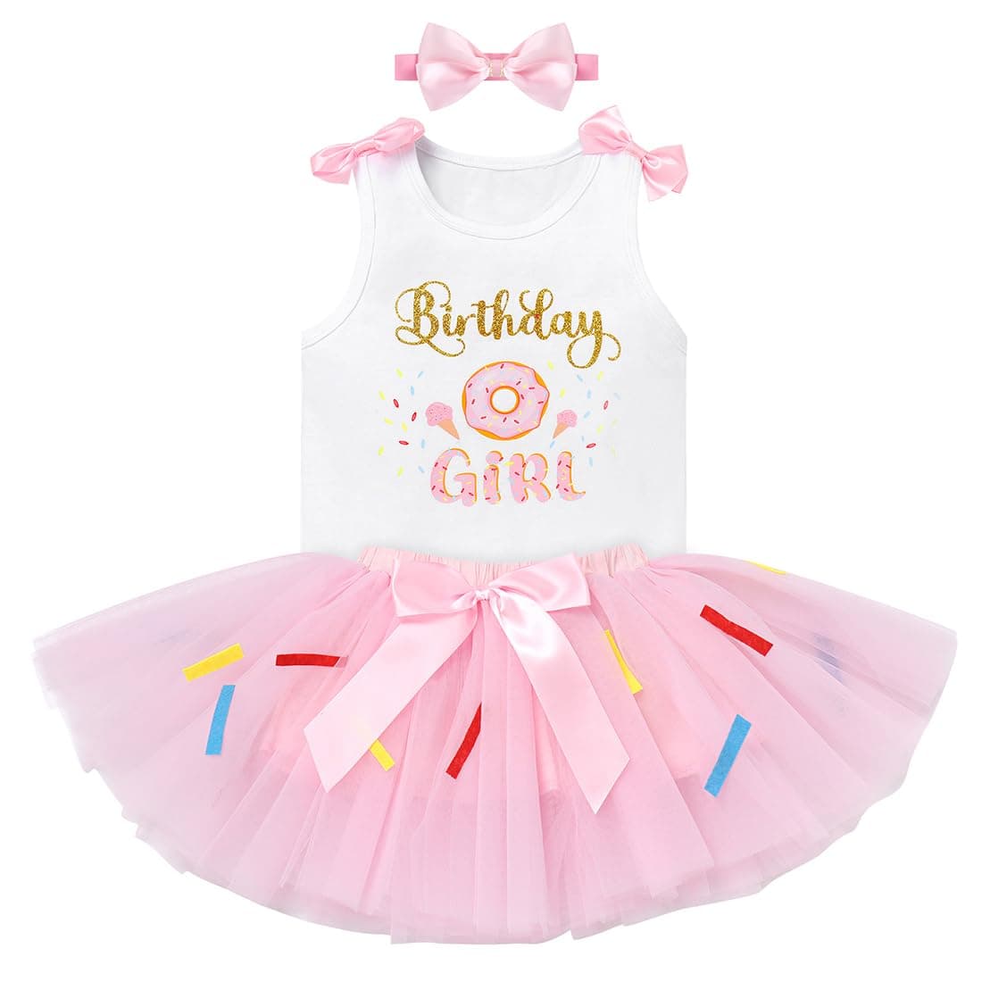 Toddler Birthday Tutu Outfit for Baby Girl