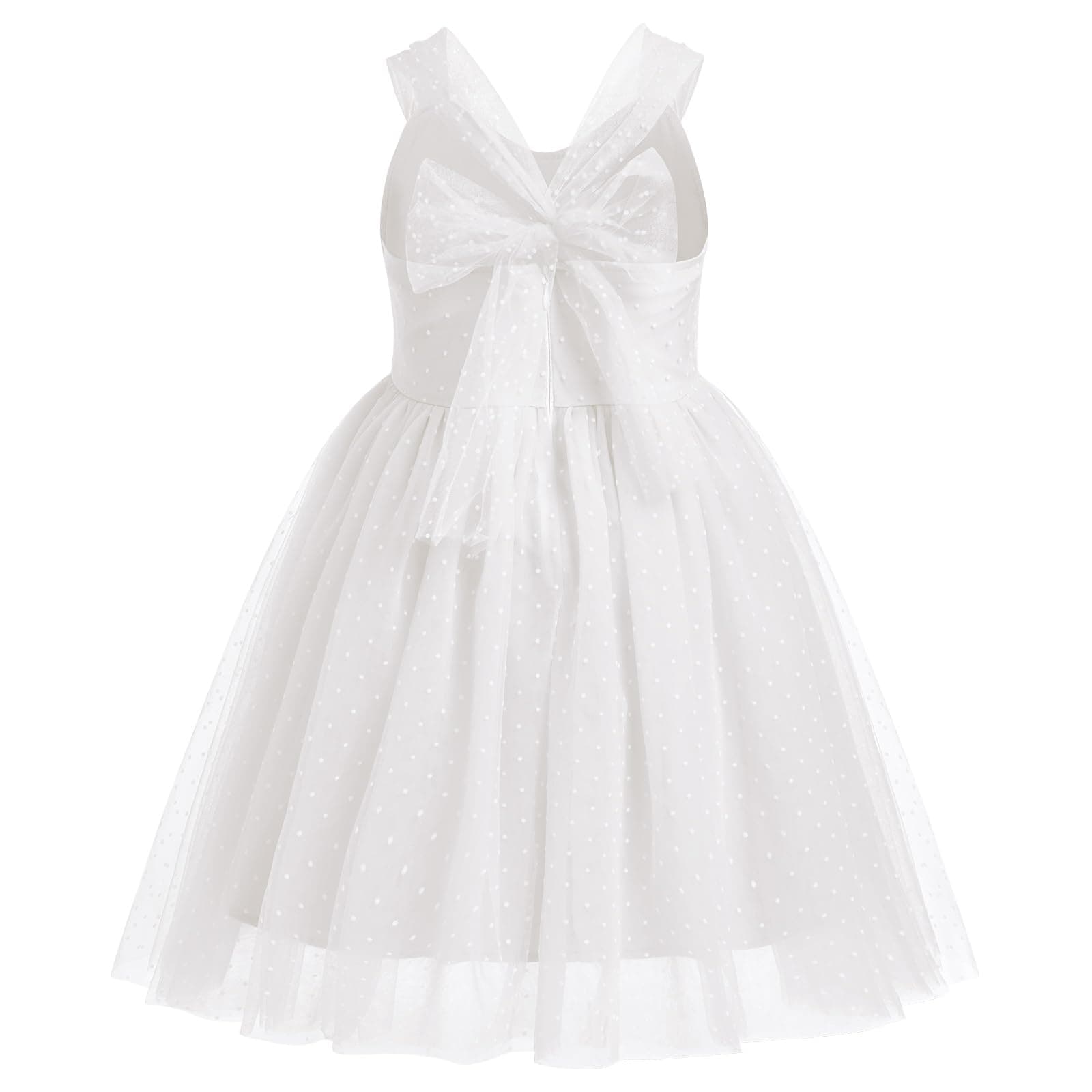 Boho Swiss Dot Toddler Dress for Girls