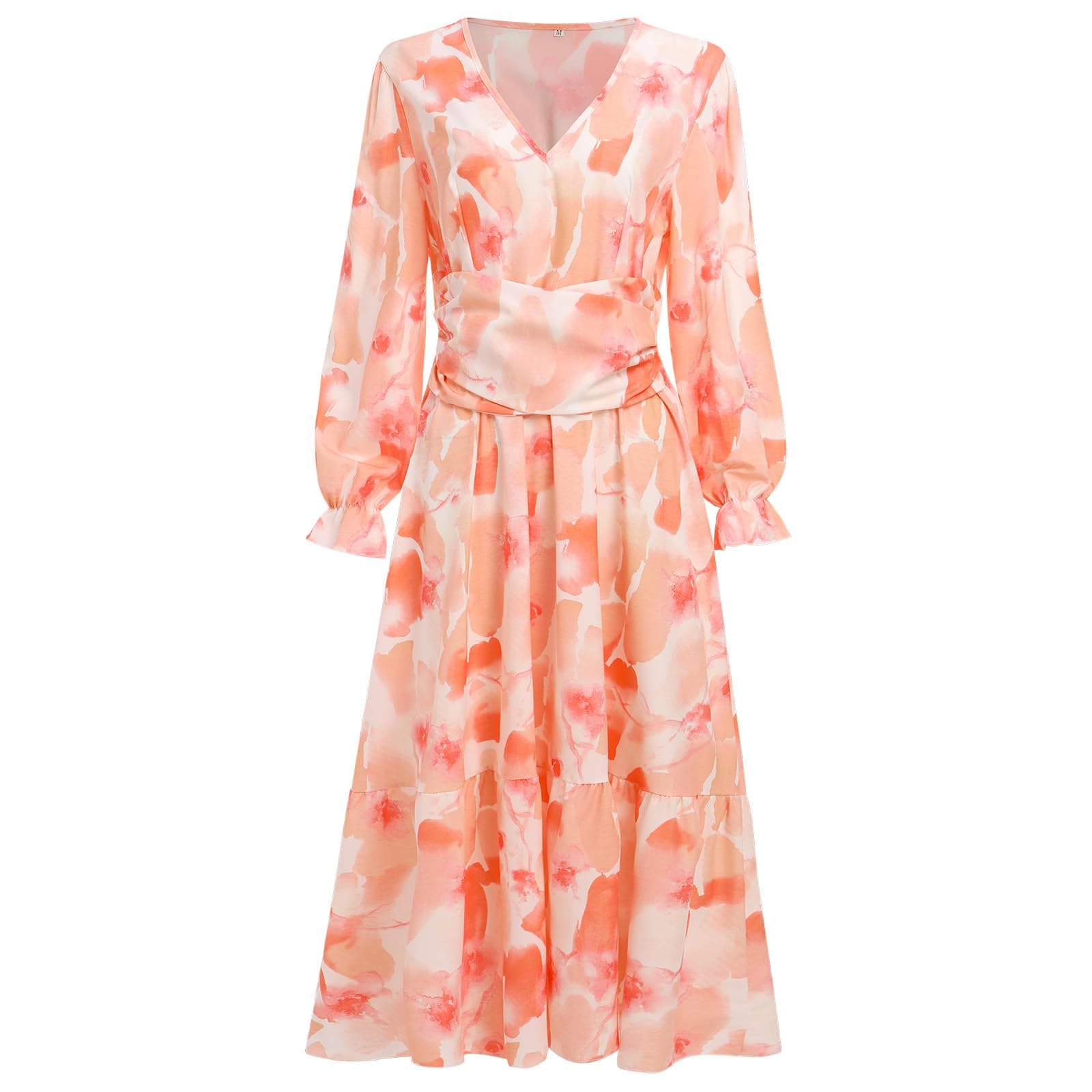 Boho Floral Print Maxi Dress for Women