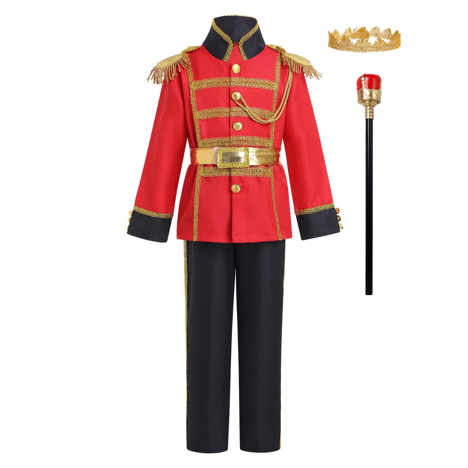 OBEEII Boys Royal Prince Costume for Kids Carnival Halloween Cosplay