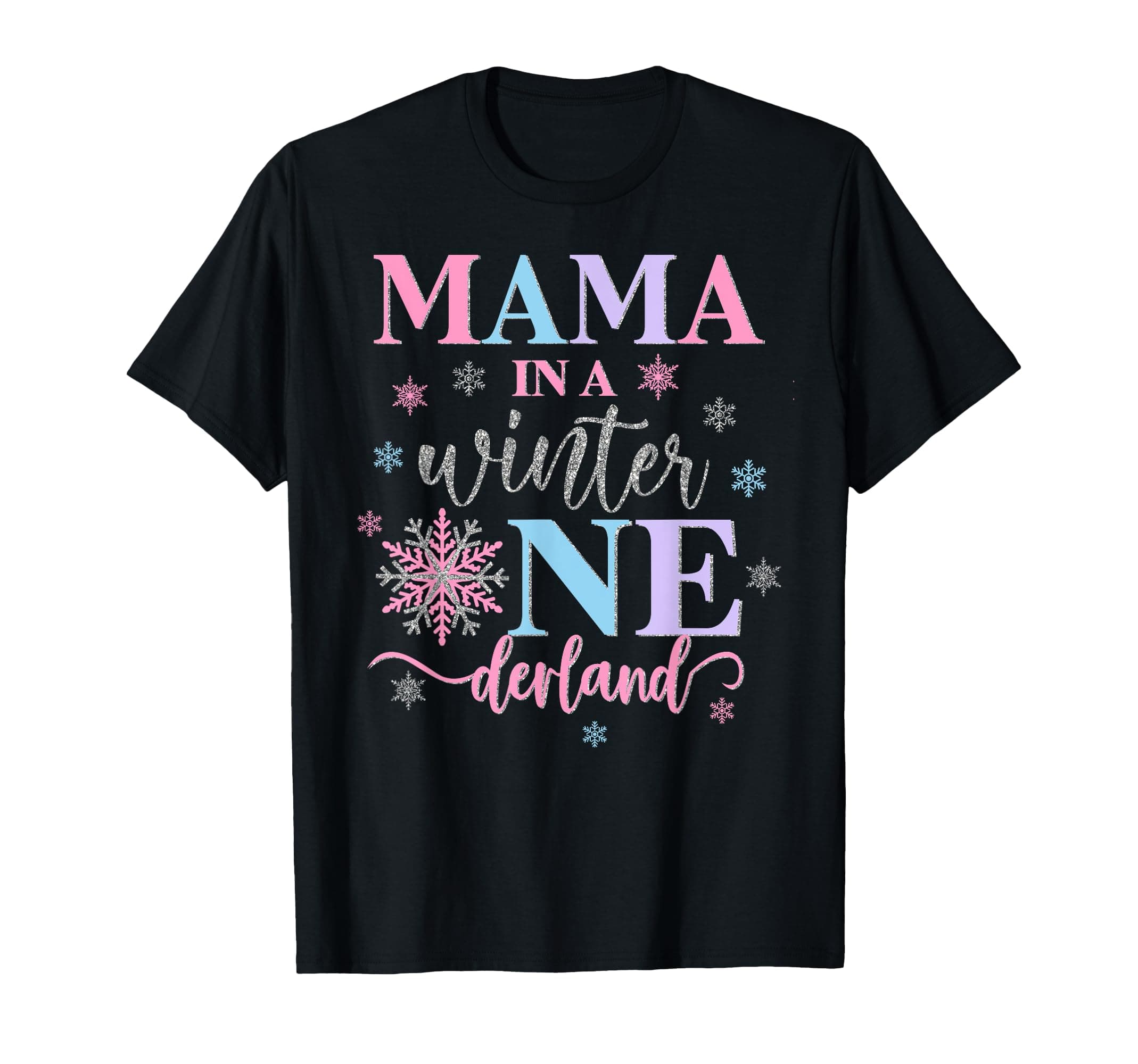 Winter Onederland 1st Birthday Girl Sweet Snowflake T-Shirt