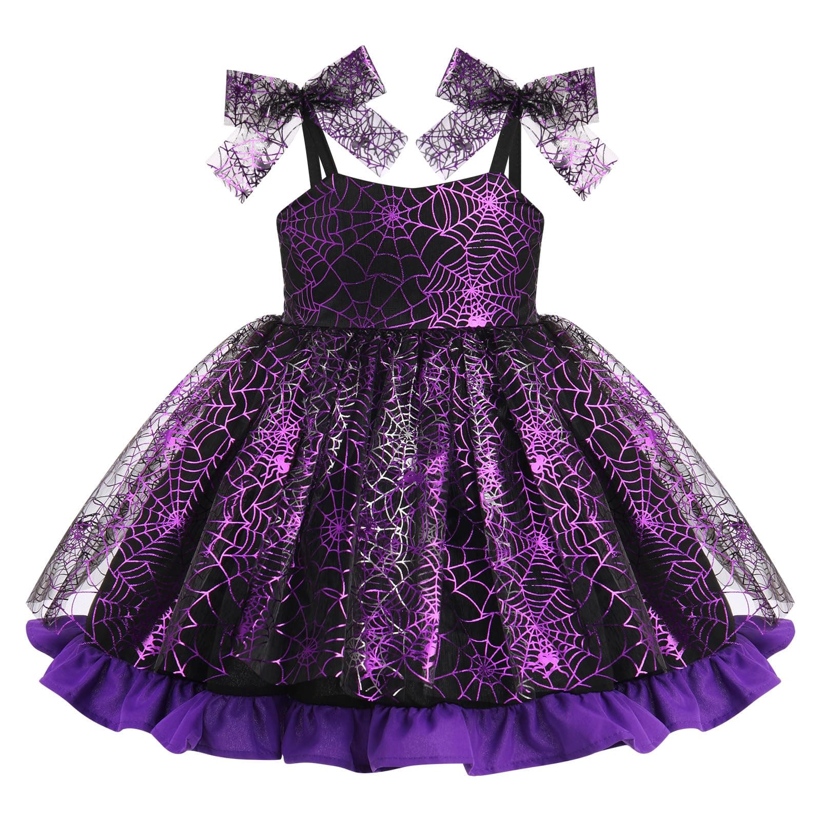 Halloween Bat Spider Costume for Toddler Girls 1-6T