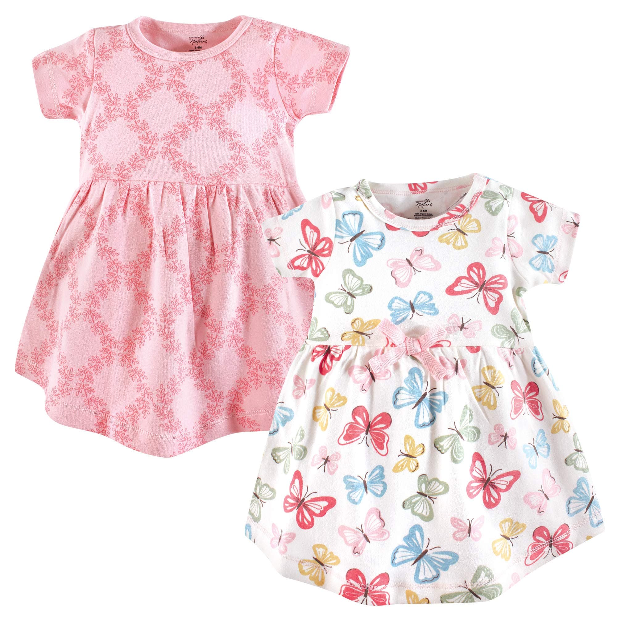 Touched by Nature Organic Cotton Girls' Long-Sleeve Dresses